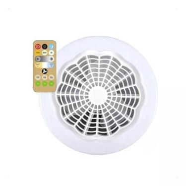 Imagem de Entilador Teto Moderno Controle Remoto Luzes Luz Ventilador - Lâmpada 