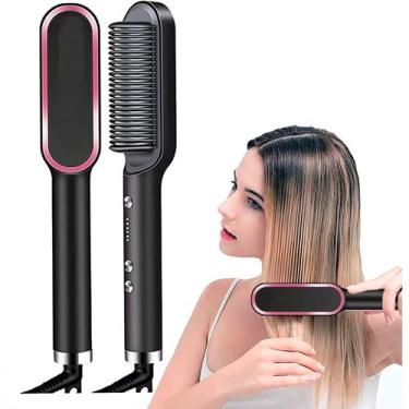 Imagem de Escova 3 em 1 Alisadora Profissional Turbo Hair 110/220v Bivolt - BIVE