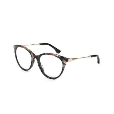 Imagem de Armação Óculos Colcci Luna C6155ahl52 Preto Brilho Rosa, Preto