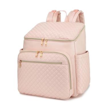 Imagem de Mochila de Fraldas Seyfocnia 30L Impermeável - Rosa