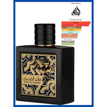 Imagem de Perfume Árabe Masculino Qaed Al Fursan Lattafa 90ml  Original  Importa