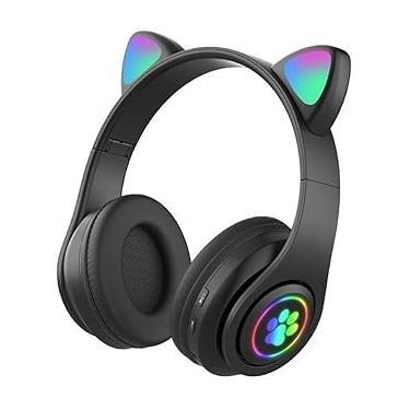 Imagem de Fone de Ouvido com Orelha de Gato, Headphone Estilo Kawaii