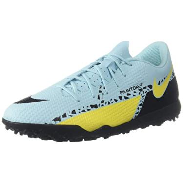 Imagem de Chuteira Society Nike Phantom GT2 Club TF Verde e Amarelo Masculino 39