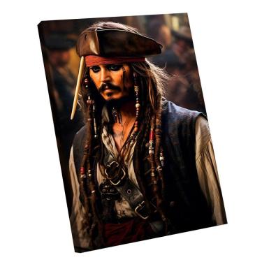 Imagem de Quadro Capitão Jack Sparrow -- Br Artes