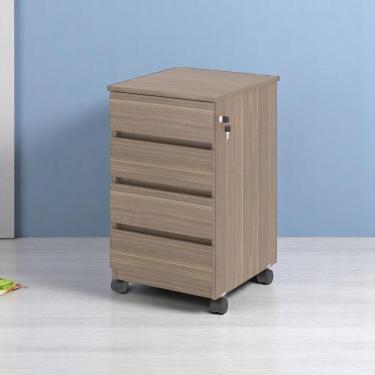 Imagem de Gaveteiro 04 Gavetas Com Trava Volunt Affara