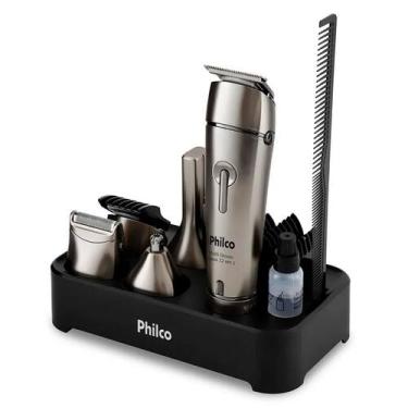 Imagem de Maquina de Cortar Cabelo Multi Groom 12 em 1 PAP03 - Philco, Prata, Bi