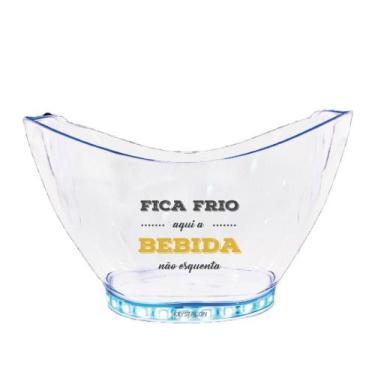 Imagem de Champanheira Com Led Personalizada Fica Frio - Krystalon