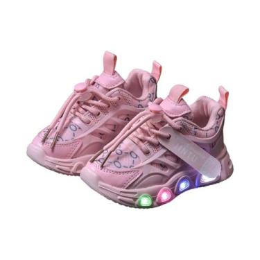 Imagem de Tênis Esportivos Com Luzes LED Para Crianças, Primavera Verão, Calçado