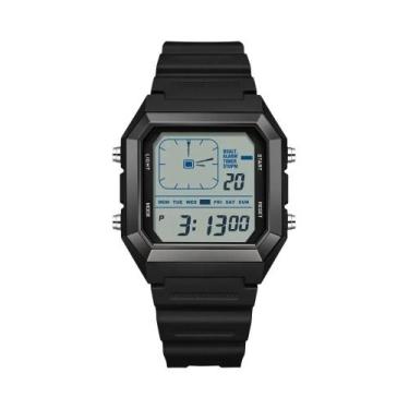 Imagem de Relógio Esportivo Masculino À Prova d'Água Com LED SANDA 6307, Multifu