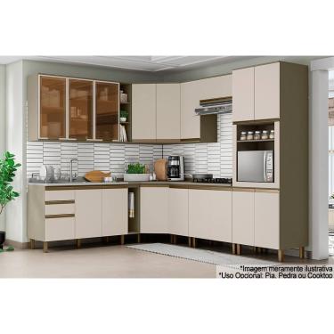 Imagem de Kit Modulado Henn 15 Peças Connect C6P13 Duna/Cristal