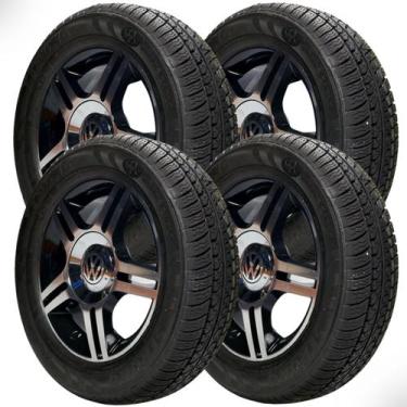 Imagem de Kit 4 Pneus Remold Strong Novo Aro 14 Monte Carlo 175/65R14 - Strong P