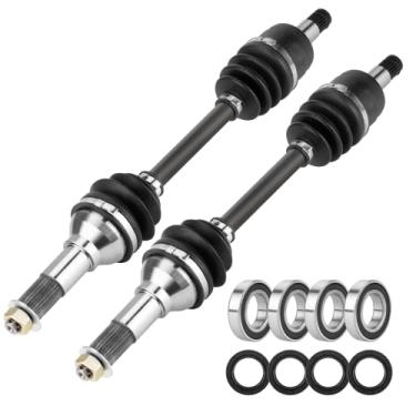 Imagem de Eixo CV dianteiro esquerdo e direito com rolamento de roda para Yamaha Grizzly Bruin 350 400 Kodiak Wolverine 450 4x4 2003 2004 2005 2006 2007 2008 2009 2010 2011 5GH-2511 0J-00-00, 5ND-F518G-00-00