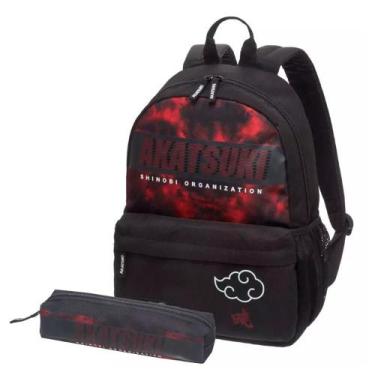 Imagem de Mochila De Costas+ Estojo Naruto Shinobi Preto - Pacific