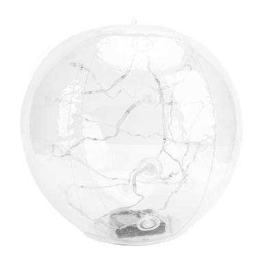 Imagem de Luz de Piscina Flutuante, Bola de Luz de Piscina Inflável Movida a Energia Solar Com Controle Remoto, Bolas Brilhantes Infláveis ​​de Carregamento Solar para Piscina, Praia,