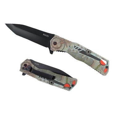 Imagem de Canivete Tático Rocky Aço Inoxidável 3cr13 - Artemis Fxr