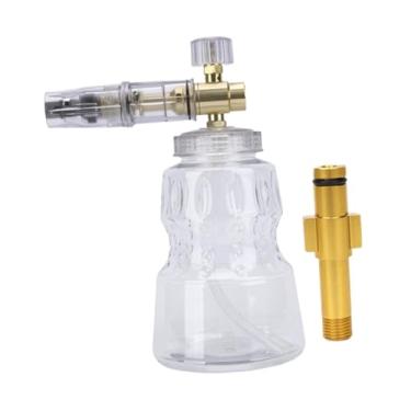 Imagem de Gralara Pulverizador de Espuma de Pressão para Lavagem de Carros, Pulverizador de água, Lavadora de Alta Pressão Manual Portátil de 1 Litro, Garrafa de Espuma, Adaptador C