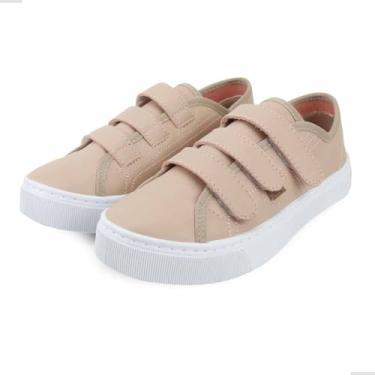 Imagem de Tênis Feminino Casual Sem Cadarço Plataforma Baixa Leve e Confortável Antiderrapante Tecido Macio Solado Reto (Nude, BR, Adulto, Numérico, 37)