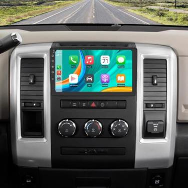 Imagem de Rádio de carro estéreo Android 12 com CarPlay sem fio para Dodge Ram 1
