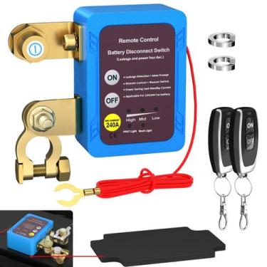 Imagem de Kill Switch Gasoray para carro 12V 240A, desconexão remota da bateria
