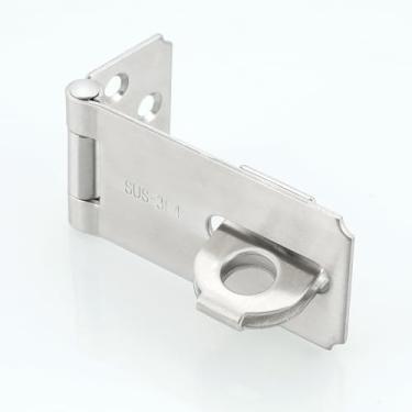 Imagem de Trava de ferrolho de porta, fecho de segurança de aço inoxidável SUS304 espesso para porta interna, porta da frente, porta de banheiro, cerca, porta de garagem, quarto de animais de estimação