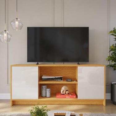 Imagem de Rack Para Sala Quarto Com Nicho Espaçoso E Prateleira TV Até 40 Polega