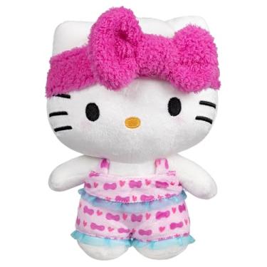 Imagem de Jazwares Hello Kitty and Friends - Pijama de pelúcia Hello Kitty de 20 cm - Produto Sanrio oficialmente licenciado a partir de 6 anos