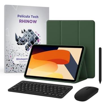 Imagem de Kit Capa Slim para Xiaomi Redmi Pad SE 11": Película de vidro + Caneta Precision + Teclado e Mouse (Rhinow)