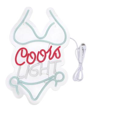 Imagem de Sinal de néon para decoração de parede Sinal luminoso LED Iluminação vibrante e atraente Construção robusta e segura para bares de escritório Arte em casa Luz neon Decoração