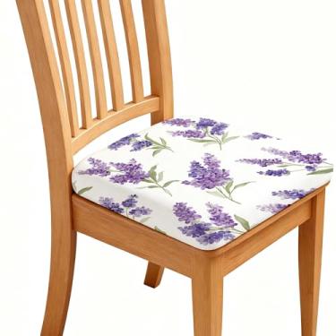 Imagem de BSFHH Capas de cadeira - Capas de cadeira de jantar com estampa elástica, removível, lavável com elástico, antiderrapante, capas protetoras para almofadas de cadeira de jantar (tipo 8, conjunto de 6