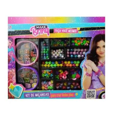 Imagem de Kit Infantil com Miçangas e Braceletes Make Brinq Polibrinq - Mk29