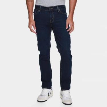Imagem de Calça Levis 511 Slim Masculina, Azul escuro, 46