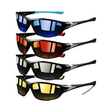 Imagem de Óculos De Sol Vintage Unissex Para Pesca, Ciclismo, Corrida E Montanhi