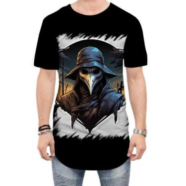 Imagem de Camiseta Longline Máscara da Peste Negra 5 - Kasubeck Store®, G