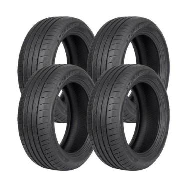 Imagem de Jogo 4 Pneus Speedmax Aro 17 SPM302 205/45R17 84W Run Flat, 5 anos Con
