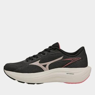 Imagem de Tênis Mizuno Virtue 2 Feminino, Preto, Rosa, 37