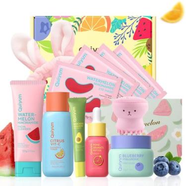 Imagem de Kit de Cuidados com a Pele QUIYUM - Rotina Facial de 6 Peças