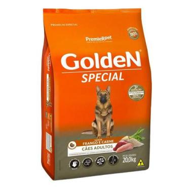 Imagem de Ração Golden Special Para Cães Adultos Sabor Frango E Carne 20Kg