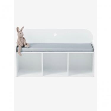 Imagem de Organizador Com Assento Apolo 100% Mdf Brinquedos Crianças