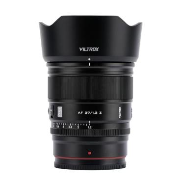 Imagem de VILTROX Lente F1.2 Pro Level Z de 27 mm f/1.2, Grande Abertura, APS-C, Compatível com Nikon Z9 Z8 Z7 Z6 Z5 Z50 Z30 ZFC, Nikon Z Mount, Fixo, Grande Angular