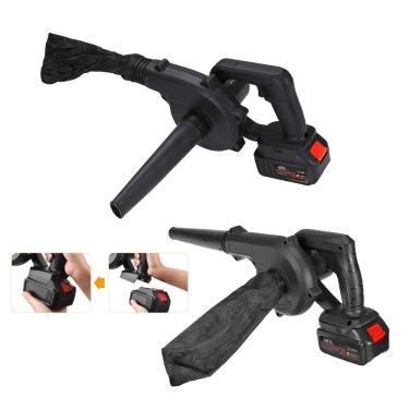 Imagem de Soprador Aspirador Potente Sem Fio Bateria Recarregavel Folhas Sujeira Detritos Poeira Jardim Quintal Casa Obra