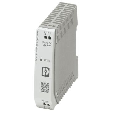 Imagem de Fonte E-110/220VCA S-24VCC/1,3A UNO-PS-1AC/24DC/1,3 2902991 - Phoenix Contact