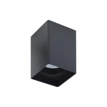 Imagem de Kit 3 Spot Sobrepor Quadrado Para Lampada MR16 Preto Galaxy