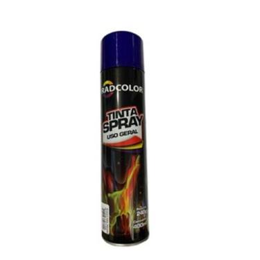 Imagem de Tinta Spray Uso Geral E Automotivo 400ml Radcolor, AZUL ESCURO