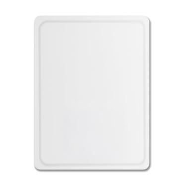 Imagem de Dexas Tábua de corte NSF Polysafe para pastelaria/corte com poço, 38 x 50 cm, branca