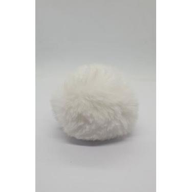 Imagem de Pompom pelúcia 7cm - nacional, Branco