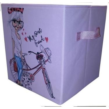 Imagem de Caixa Feminina Estampada Para Decoração E Organização - Organibox, My 