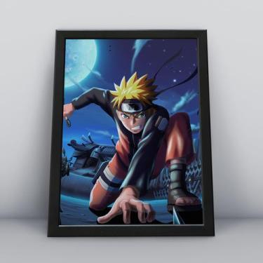 Imagem de Quadros Decorativa de Parede para quarto e sala tema Akatsuki Naruto S