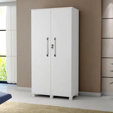 Imagem de Armário Multiuso 2 Portas Dacar 10 Prateleira -Chave Porta 100% MDF Ca