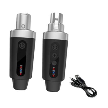 Imagem de Esquirla Receptor e transmissor de microfone dinâmico Dispositivos de transmissão de áudio sem fio Conversor de microfone para conferência de negócios de