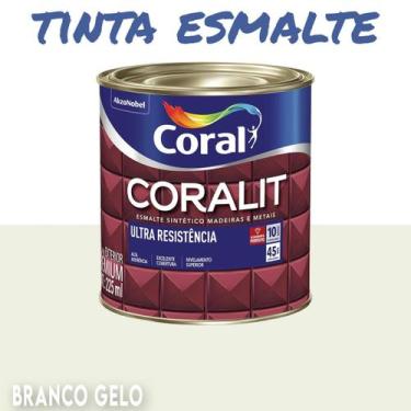 Imagem de Tinta Coralit Durabilidade 10 Anos Secagem Rapida 900ml, Branco gelo